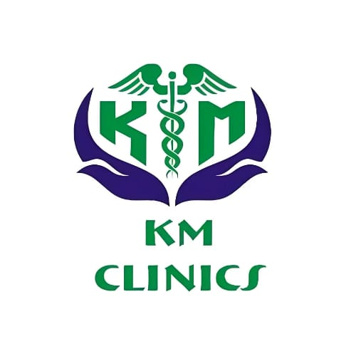 km logo